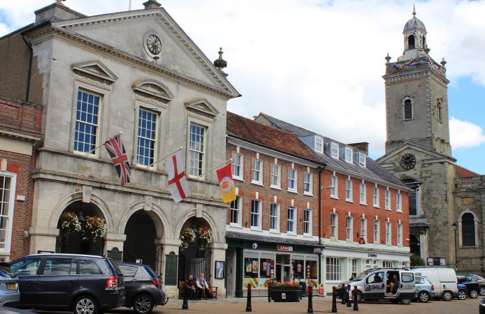 Blandford Forum town centre